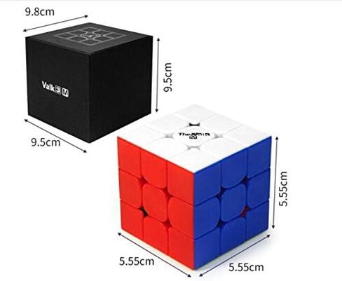 CuberSpeed Valk 3 Magnetic 3x3x3 Stickerless Cube MoFangGe The Valk 3 M 3X3X3 Speed Cube in Saudi Arabia