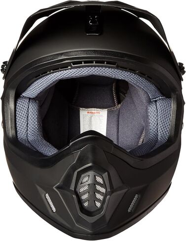 HJC CS-MX II Motorcycle Riding Helmet (Matte Black, Medium) in Saudi Arabia
