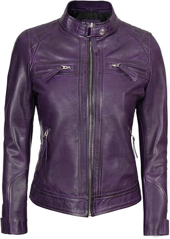 Discover Modern Elegance with Our Asymmetrical Leather Jacket for Women in Kuwait