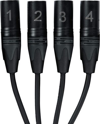 CAT Tails MX - ذكر XLR Breakout 4 خطوط من الصوت التناظري XLR، AES3، DMX أو COM in Saudi Arabia