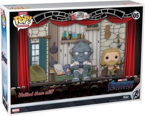 Funko Pop! Moments Deluxe: Avengers: Endgame - Thor's House, Miek, Korg, Thor in Saudi Arabia