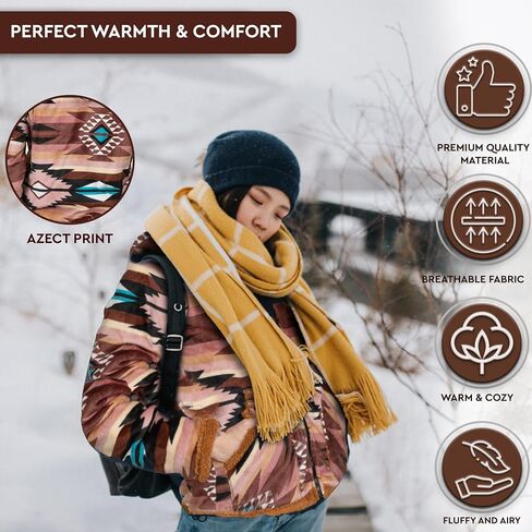 TrailCrest Ladies Smart Plush Sherpa Lined Hooded Sweater Jacket, Zip Up Classic in Kuwait