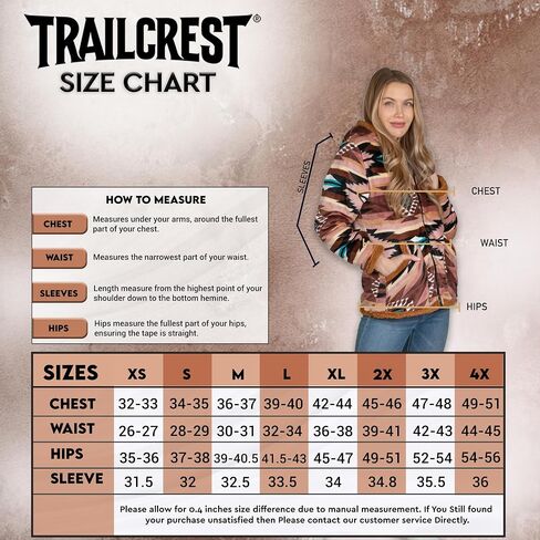TrailCrest Ladies Smart Plush Sherpa Lined Hooded Sweater Jacket, Zip Up Classic in Kuwait