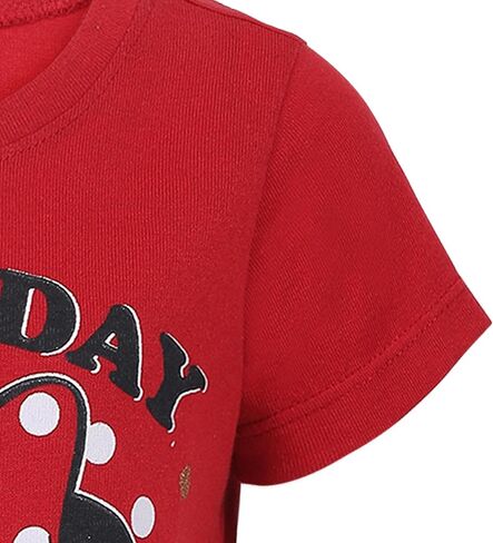 Disney Minnie Mouse and Mickey Mouse Girls’ Birthday Party T-Shirt for Toddler and Little Kids – Blue or Pink or Red in Kuwait