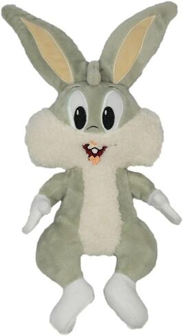 Buckle-Down Dog Toy, Looney Tunes, Plush Squeaker Bugs Bunny Full Body (DTPT-LTBBQ),8" x 6" in Saudi Arabia