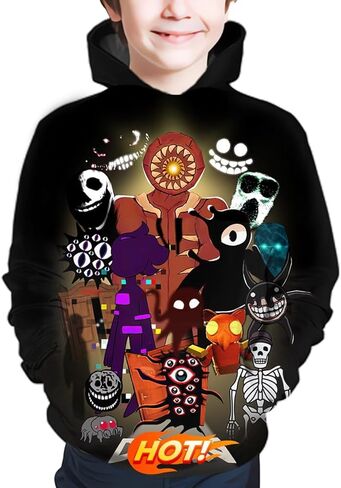 Game Hoodies Sweatshirts Clothes Pullover Sweaters 3D Printed Halloween Cosplay Hooded Sweatsuit for Party Gift in Saudi Arabia