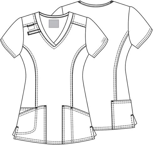 Workwear Core Stretch Women Scrubs Top V-Neck 4710 in Saudi Arabia