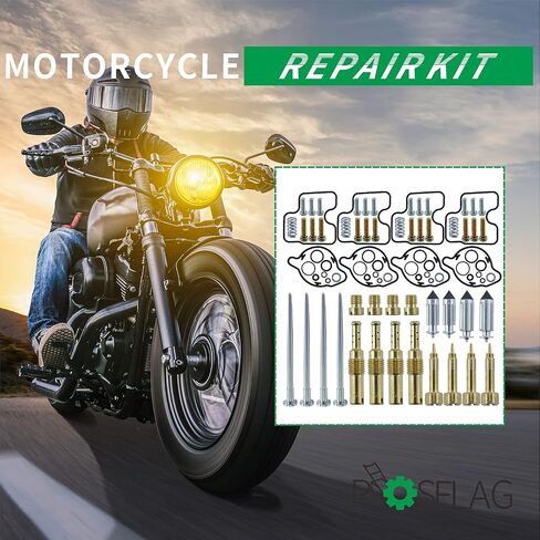 4 عبوات Honda Magna 750 Carburator Carb Rebuild Kit لـ 1994-2003 Honda Magna 750، Honda VF750، Honda VF750C، Honda VF750CD Deluxe، Honda VF750CX أسود in Saudi Arabia