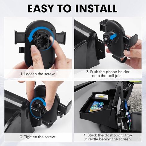 FIILINES Dashboard Storage Tray & Phone Holder Compatible with Honda CR-V 2023 2024 (Fit 9" Touch Screen) Dash Center Console Organizer Cell Phone Mount Interior Accessories in Saudi Arabia