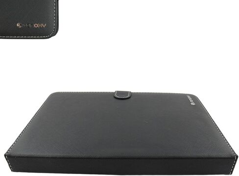 حافظة جلدية للكمبيوتر اللوحي مقاس 9 بوصة مزودة بلوحة مفاتيح/حامل/قلم سعة للكمبيوتر اللوحي مقاس 9 بوصات (لوحة مفاتيح USB صغيرة، أسود) in Kuwait
