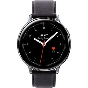Samsung Galaxy Watch Active2 (44mm), Heart Rate Monitor, Silver (LTE Unlocked) - SM-R825USSAXAR (US Version & Warranty) (Renewed)