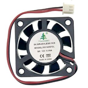 for FONSONING FSY40S12L Cooling Fan, DC12V 0.05A 40x40x10mm 2-Wire Cooling Fan