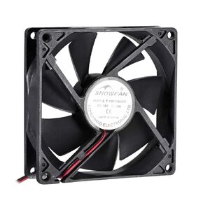 uxcell SNOWFAN Authorized 92mm x 92mm x 25mm 12V Brushless DC Cooling Fan YY9225H12S