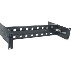 19 inch Rack Mount Din Rail Kit 2U Adjustable Din Rail with High Strength Aluminum Alloy for Industrial Media Converters Ethernet Switches PoE Injector and Other DIN Rail Products