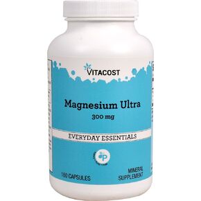 Vitacost Magnesium Ultra - 300 mg - 180 Capsules