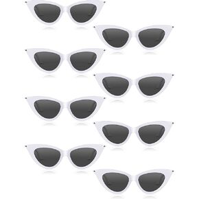 Leinuosen 8 Pairs Retro Cat Eye Sunglasses Vintage Sunglasses Colorful Women Sunglasses Trendy Sunglasses for Party in Saudi Arabia