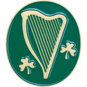 Harp and Shamrock Lapel Pin B-74
