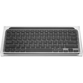 Geekria Keyboard Dust Cover, Clear Acrylic Dust Cover, Magnetic Closing Dust Cover Compatible with Logitech MX Keys Mini Minimalist Wireless Illuminated Keyboard, MX Backlit Keys Mini for Mac