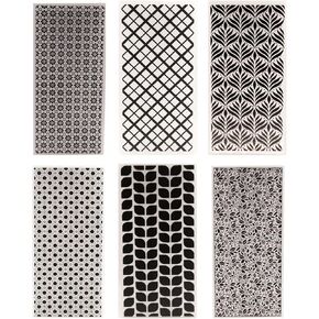 6Pcs Plastic Embossing Folders for Card Making Embossing Machine Template Mold Paper Card Embossing Stencil Flower Leaf Embossing Folder for Scrapbook Photo Album DIY Craft Decoration, 3.7 x 8.7inch
