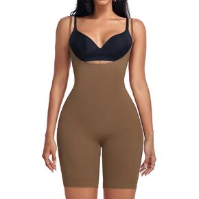 EUYZOU Bodysuit for Women Tummy Control Shapewear Seamless Thong Sculpting Body Shaper