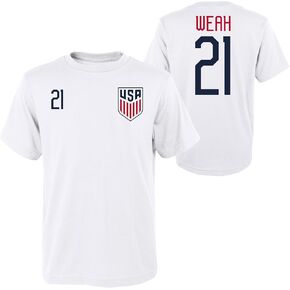 Outerstuff Unisex Kids' US Soccer Name and Number Short Sleeve Tee