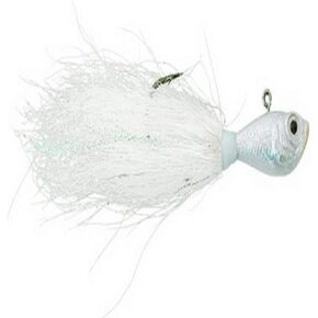 SPRO Bucktail Jig-Pack of 1، أبيض، 3 أونصة