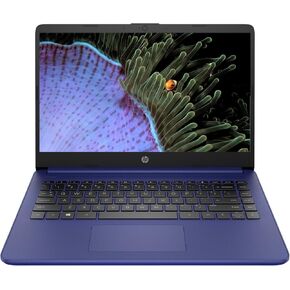 HP Newest 14" Ultral Light Laptop for Students and Business, Intel Quad-Core N4120, 4GB DDR4 RAM, 64GB eMMC, WiFi, Bluetooth, HDMI, Webcam, USB Type-A&C, Windows 11,- Indigo Blue (Renewed)