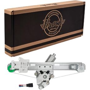 Brock Replacement Rear Driver Side Power Window Regulator with Motor Compatible with 2005-2007 Malibu/ 2005-2007 Malibu Maxx/ 2008 Malibu Classic