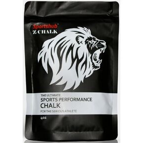 Premium Exercise Chalk for Gym 4oz, Physical Activity, Weightlifting, Gymnastics and Many Other Activities. Enhanced Grip, Friendly on Skin and Enhanced Performance