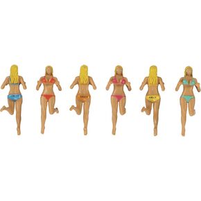NPW Bosom Buddies Cocktail/Wine Glass Markers, 6-Count