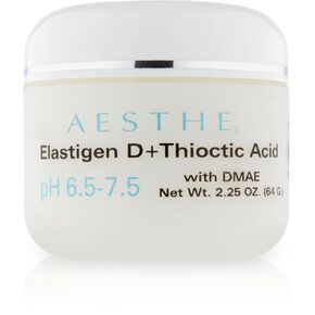 Elastigen D+ Thioctic Acid with DMAE - Advanced Formula for Dry Skin, Scars, and More - For Radiant Skin - Deeply Nourishing Ingredients - Alpha Lipoic Acid, Aloe, Botanicals - 2.25 oz