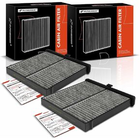 A-Premium 2-PC Cabin Air Filter with Activated Carbon Compatible with Toyota Yaris 2019-2020, Yaris IA 2017-2018 & Mazda CX-3 CX3 2016-2021 & Scion IA 2016-2016, Replace# 87139WB001