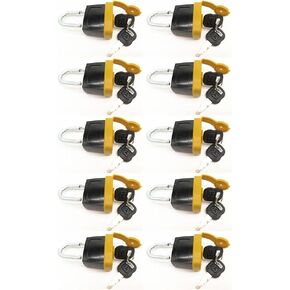 10set Padlock with Key 246-2641 5P8500 for Caterpillar CAT Fuel Cap 7X7700 /1428828 20103300 2849039