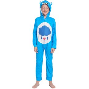 Care Bears Grumpy Bear Good Luck Bear Funshine Bear Always There Bear Fleece Zip Up Costume Pj Coverall Adult
