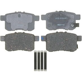 ACDelco Silver 14D1336CH Ceramic Rear Disc Brake Pad Set with Hardware