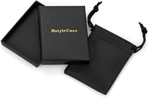 خاتم ربط كوبي بسوار من الفولاذ المقاوم للصدأ للرجال والنساء، مطلي بالذهب عيار 18 قيراط/معدن أسود، حلقات إبهام الهيب هوب، حلقات سلسلة ربط أنيقة، بعرض 6 مم - 7 مم، مقاس 07-12، مع صندوق هدايا in Kuwait