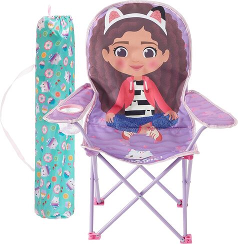 كرسي تخييم قابل للطي للاستخدام الداخلي والخارجي من Idea Nuova Kids، بيت الدمى Gabbys in Saudi Arabia