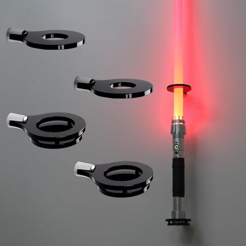 lightsaber stand lightsaber display stand lightsaber holder lightsaber wall mount vertical acrylic lightsaber display stand for lightsaber storage and display (black 1 Hole 1 pack) in Saudi Arabia