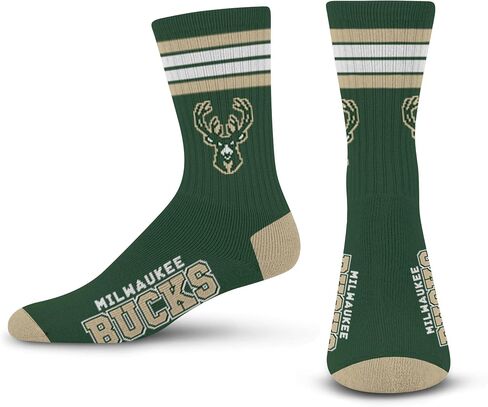 For Bare Feet Unisex Kid's 4 Stripe Deuce NBA Crew Sock in Saudi Arabia