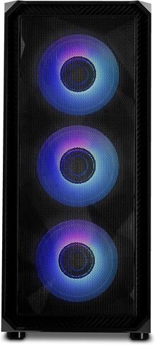 كمبيوتر ألعاب YEYIAN Tanto - Intel الجيل الثالث عشر i5 13400F 2.50 جيجاهرتز، كمبيوتر مكتبي GeForce RTX 4060 8 جيجابايت، 1 تيرابايت NVMe SSD، 16 جيجابايت DDR5 4800 RAM، 650 وات PSU، Intel B760، Win 11 Home Prebuilt PC، واي فاي جاهز in Kuwait