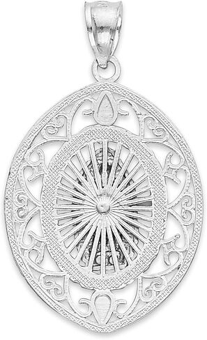 قلادة من الفضة الإسترليني عيار 925 فيرجن دي غوادالوبي لقلادة مريم العذراء هدية كاثوليكية ساحرة لها in Kuwait