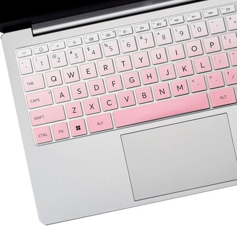 2 PCS Keyboard Cover for 2023 2022 HP Laptop 14 14-em 14-ES 14-ep 14-ek 14-ed 14t-eh100 14z-em000 em0047nr 14t-es000 es0013dx es0033dx 14t-ep000 ep0097nr Laptop Keyboard Protector Skin-Black+Clear in Saudi Arabia
