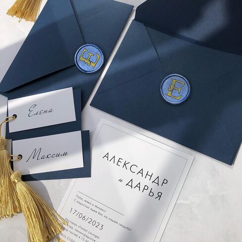 25Pcs Gold & Black Wax Seal Stickers Handmade Vintage Botanical Leaves Adhesive Letter Wax Stickers for Wedding Party Invitations, Envelope, Gift Wrap, Christmas(Gold Initial A, Black Wax) in Saudi Arabia