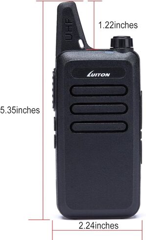 LUITON Mini Kids Walkie Talkies مع Micro USB Charging LT-316 Uhf راديو ثنائي الاتجاه (10 قطع) in Kuwait