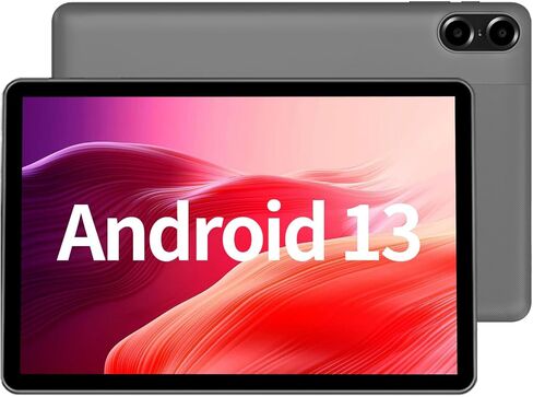 2024 10.1 inch Android 13 Tablets, Octa-Core Processor, 8GB RAM 64GB ROM 512GB Expanable , 6000mAh Battery, HD IPS Touch Screen, 5G/2.4G WiFi6, Bluetooth 5.0, Split Screen, Widget Support (Blue) in Saudi Arabia