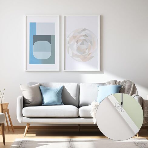 96 قطعة من شماعات إطار الصورة، مجموعة تعليق الصور مع براغي وخطاطيف للصور لتعليق لوحة الصور العائلية على الحائط in Kuwait