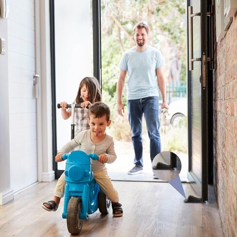 Door Stoppers, 8 Pack Premium Rubber Door Stoppers for Bottom of Door Security Rubber, Door Stopper Wedge for Carpet Heavy Duty Door in Saudi Arabia