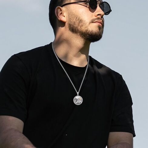 قلادة جبلية للرجال والنساء S925 من الفضة الاسترلينية قلادة جبلية طبيعة جبلية قلادة مجوهرات هدايا للمخيمين والمتسلقين والمتنزهين هدية عيد الميلاد in Kuwait