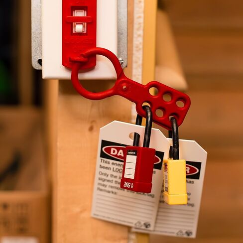 Zing Green Products 7108 RecycLockout Recycled Plastic Lockout Tagout Hasp, 1" Inside Jaw Diameter in Saudi Arabia