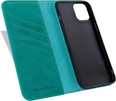 VISOUL Case for iPhone 12 Pro Max 6.7", Genuine Leather Flip Wallet Case Cover with Stand for Men and Women, Magnetic Phone Case Portfolio with Card Holder for iPhone 12 Pro Max 5G 6.7-inch (Black) in Saudi Arabia